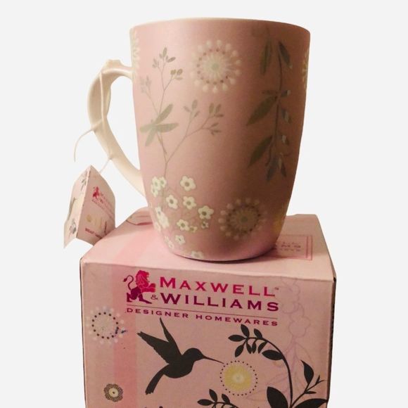 2/$25 🍣 NIB Pink 350ml Fine Bone China Mug - Picture 2 of 6
